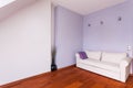 Classy house - Purple room Royalty Free Stock Photo