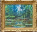 Claude Monet, The Bridge over the Water-Lily Pond Royalty Free Stock Photo