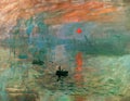 Claude Monet 1840-1296 Impression, Sunrise, 1872, oil on canvas. Marmottan Monet Museum, Paris