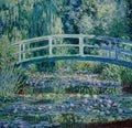 Claude Monet, Water Lilies and Japanese Bridge Royalty Free Stock Photo