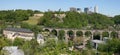 Clausen Viaduct, Luxembourg Royalty Free Stock Photo