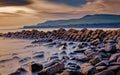 Clavell Pier ruins during golden hour