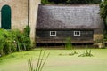 Claverton pumping station wooden building over pool