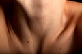 Clavicle collar-bone woman