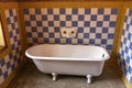 Claw foot tub from the early 1900s Royalty Free Stock Photo