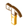 claw hammer isometric icon vector illustration Royalty Free Stock Photo