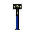 claw hammer tool game pixel art vector illustration