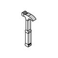 claw hammer tool isometric icon vector illustration Royalty Free Stock Photo