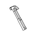 claw hammer tool isometric icon vector illustration Royalty Free Stock Photo