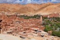 Clay architecture in Ouarzazate Province, Morocco Royalty Free Stock Photo