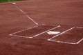 Clay Batters Boxes Royalty Free Stock Photo