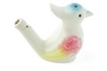 Clay bird whistle