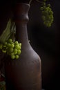 Clay bottle for wine Royalty Free Stock Photo