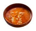 Castilian garlic soup Royalty Free Stock Photo