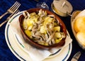 Valtellinese pizzoccheri Royalty Free Stock Photo