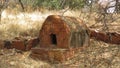 Clay brick oven, Boekenhoutfontein Farm, North West, South Africa Royalty Free Stock Photo