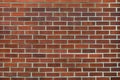 Clay brick wall background and texture Royalty Free Stock Photo