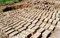 Clay bricks Royalty Free Stock Photo