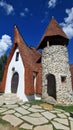 The Clay Castle from the Valley of Fairies, Romania. Royalty Free Stock Photo