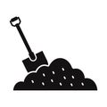 Clay construction Vector Icon which can easily modify or edit