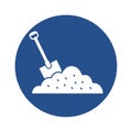Clay construction Vector Icon which can easily modify or edit