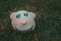 Clay doll of sheep smile Royalty Free Stock Photo