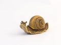 Clay figurines of crawling snail