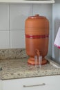 Clay filter widely used in Brazilian culture