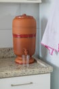 Clay filter widely used in Brazilian culture