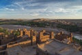 Clay fortress Ait Ben Haddou - view from above