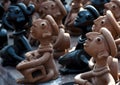 Clay handcrafts of Bengal, India. Royalty Free Stock Photo