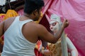 Clay idol of Goddess Laxmi