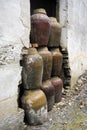 CLAY JARS IN CHINA Royalty Free Stock Photo