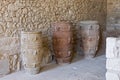 Clay jars at Knossos palace