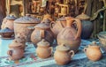 Clay jars Royalty Free Stock Photo