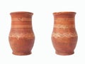 Clay jug for milk, handmade, cookware