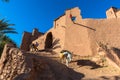 Clay kasbah Ait Benhaddou in Morocco Royalty Free Stock Photo