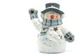 Clay lamp Snowman Royalty Free Stock Photo