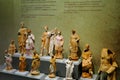 Clay miniature figurines - Ancient Corinth museum, Greece