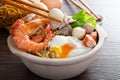 Clay Pot Yee Mee Seafood Noodle Soup Royalty Free Stock Photo