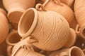Clay pots: background ? Royalty Free Stock Photo