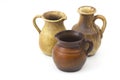 Clay pots, old ceramic vases Royalty Free Stock Photo