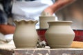 Clay pottery Royalty Free Stock Photo
