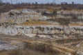 Clay quarry in Tavria steppe