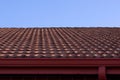 Clay roof and blue sky