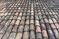Clay roof tiles Royalty Free Stock Photo
