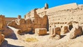 Ruins of Rayen Fortress, Iran Royalty Free Stock Photo
