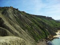 Clay slope at the North-West part of Malta