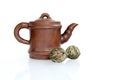Clay tea pot Royalty Free Stock Photo