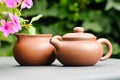 Clay tea pots